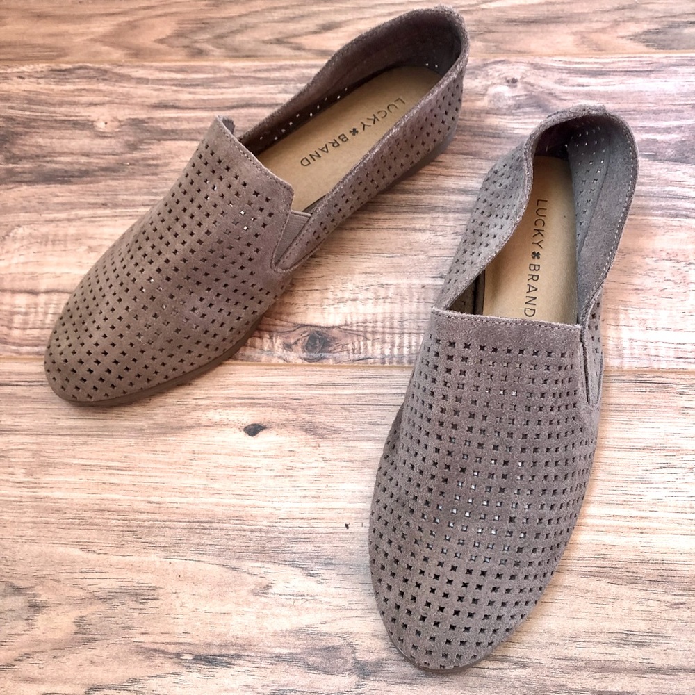 Lucky Brand Carthy Suede Loafer Flat